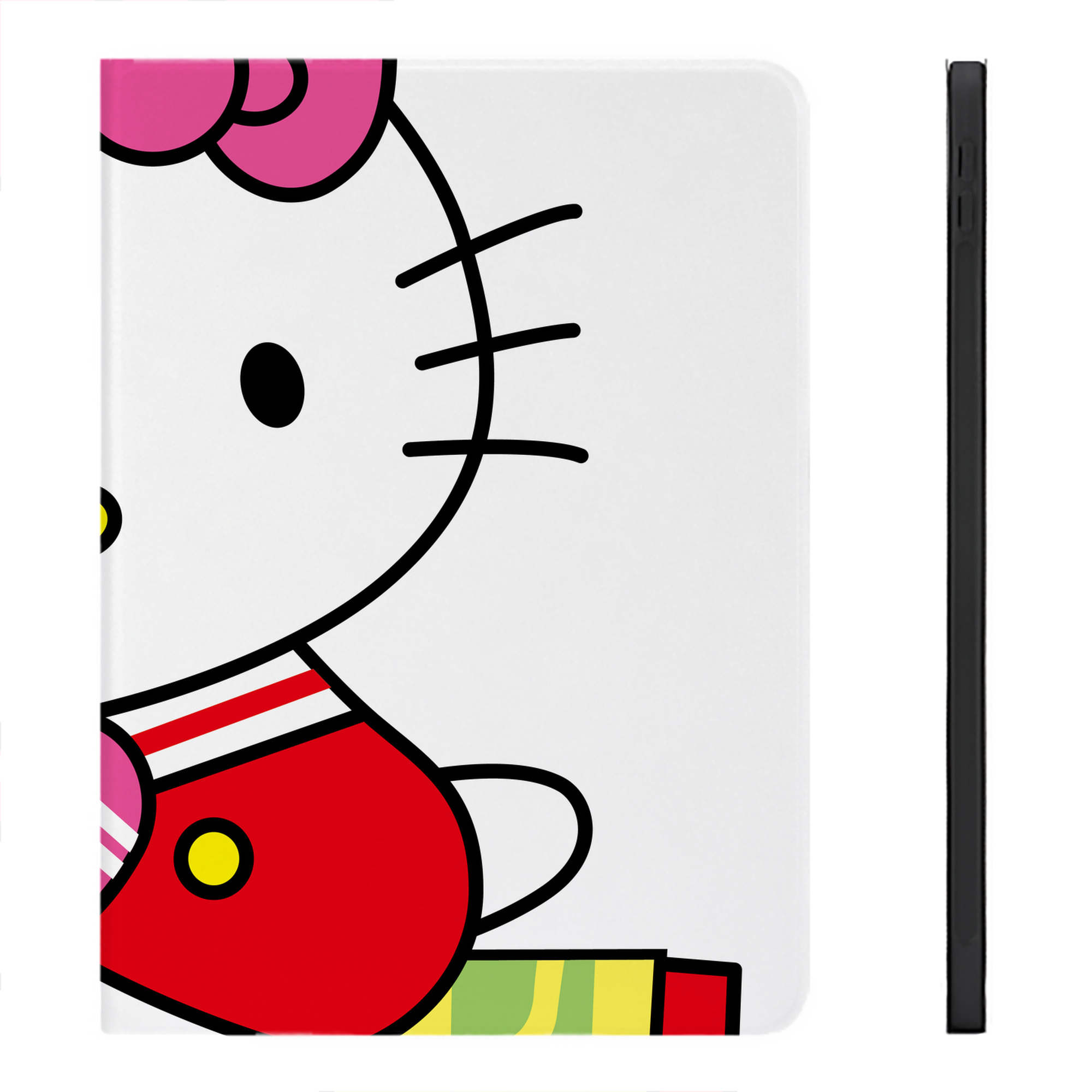 （画像用） Hello Kitty ハローキティ IPadケース ペンホルダー付き ブックスタイルデザイン